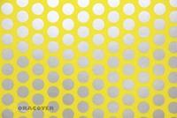 oracover Bügelfolie Fun 1 (L x B) 10m x 60cm Gelb, Silber