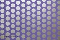 oracover Bügelfolie Fun 1 (L x B) 10m x 60cm Lila, Silber