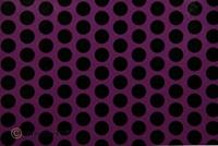 oracover Bügelfolie Fun 1 (L x B) 10m x 60cm Violett-Schwarz