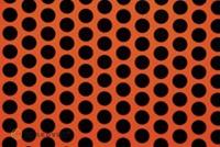 Bügelfolie Fun 1 (L x B) 10m x 60cm Rot-Orange-Schwarz (fluoreszierend)
