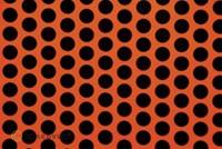 Bügelfolie Fun 1 (L x B) 10m x 60cm Rot-Orange-Schwarz (fluoreszierend)