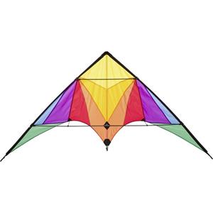 HQ tweelijnsstuntkite Trigger Rainbow 175 cm