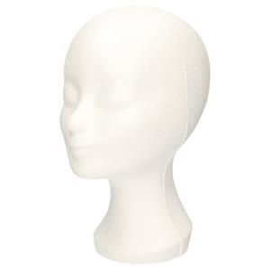 Bellatio Piepschuim hoofd pruikenstandaard 30 cm