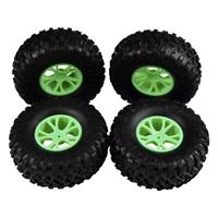 Reely 1:10 Buggy Complete wielen Block-Profiel Y-spaken Groen 4 stuks