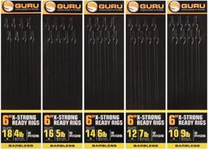 Guru XS Carp Pole Rigs - 15cm - 0.19mm - Haakmaat 12