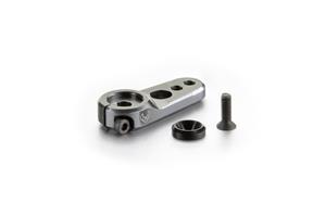 Aluminium servo hevel enkel, 29mm, Futaba (25T) - Gun Metal