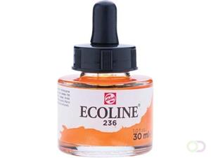 Talens Ecoline waterverf flacon van 30 ml, lichtoranje