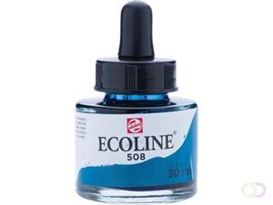 Talens Ecoline waterverf flacon van 30 ml, pruisischblauw