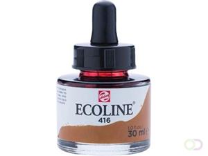 Talens Ecoline waterverf flacon van 30 ml, sepia