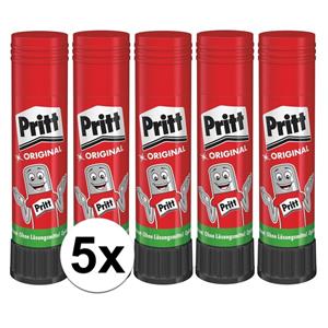 5x Pritt lijmstift 11 gr Wit