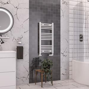 Eastbrook Wendover gebogen verticale radiator 80x40cm Wit 264 watt