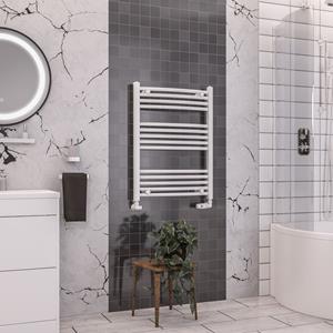 Eastbrook Wendover gebogen verticale radiator 80x60cm Wit 364 watt