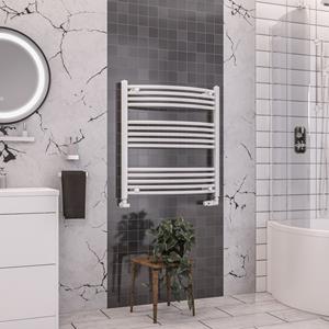 Eastbrook Wendover gebogen verticale radiator 80x75cm Wit 439 watt