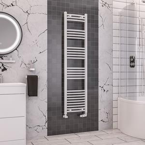 Eastbrook Wendover gebogen verticale radiator 160x40cm Wit 505 watt