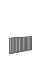 Eastbrook Tunstall Horizontale radiator 60x58,9cm Antraciet 541 watt