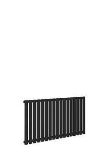 Eastbrook Tunstall Horizontale radiator 60x58,9cm Mat zwart 541 watt