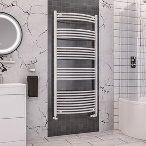 Eastbrook Wendover gebogen verticale radiator 160x75cm Wit 829 watt