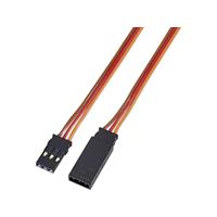 modelcraft Servo Verlängerungskabel [1x JR-Stecker - 1x JR-Buchse] 25.00cm 0.50mm² Silikon, verdri
