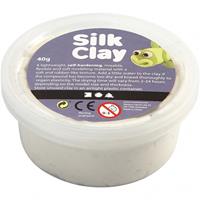 Silk Clay klei wit 40 gram (79101)