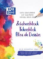 Oxford Zeichenblock, DIN A4, blanko, 120 g/qm