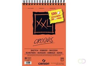 Canson schetsblok XXL, 90 g/m², ft A4, 100 + 20 vel gratis