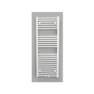 sanicare Radiator  Middenaansluiting Recht 667 Watt Inclusief Ophanging 120x45 cm Mat Zwart