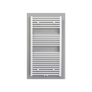 sanicare Radiator  Middenaansluiting Recht 810 Watt Inclusief Ophanging 120x60 cm Mat Zwart