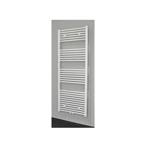 sanicare Radiator  Middenaansluiting Recht 1056 Watt Inclusief Ophanging 160x60 cm Mat Zwart