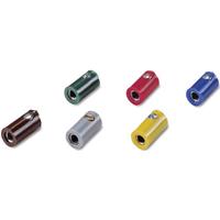 Modellbahn Muffen 2.6mm 100 St. Gelb, Grau, Grün, Rot, Blau, Braun, Weiß, Schwarz, Orange