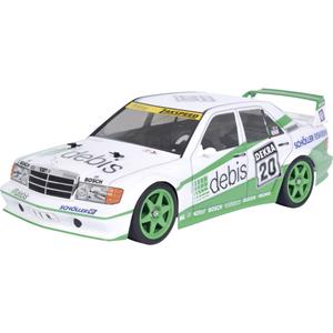 Tamiya TT-01E Mercedes Benz 190E debis Zakspeed Brushed 1:10 RC Modellauto Elektro Straßenmodell Al