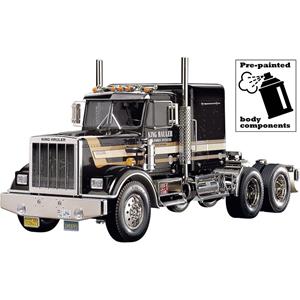 Tamiya 56336 King Hauler Black Edition 1:14 Elektro RC truck Bouwpakket Gelakt