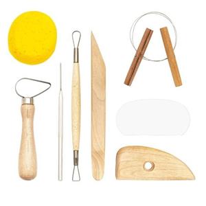 Boetseergereedschap 8-delig klei hobby set Multi