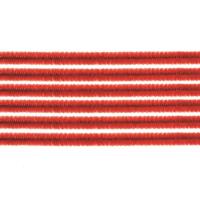 10x chenilledraad rood 50 cm Rood