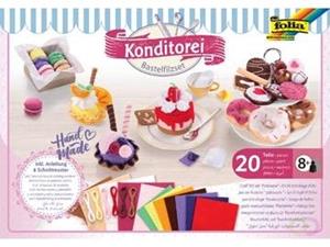 Folia vilt craft kit met 20 stuks, Patisserie