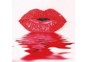 Diamond Dotz Hot Lips : 30x30 cm