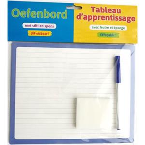 Deltas oefenbord met stift en spons 26 x 28 cm