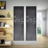 VidaXL Krijtbord stickerrollen 2 st 0,45 x 2 m - incl. krijt