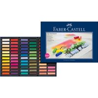 Pastelkrijt faber castell halve lengte etui à 72 stuks