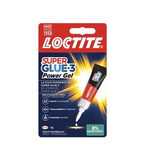 Loctite Secondelijm  Powerflex gel tube 3gram op blister