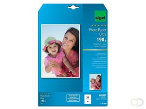 Sigel inkjet Ultra fotopapier A4 180gram zijdemat 20 vel