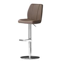 MCA furniture Bistrostoel BARBECOOL met rugleuning, ronde voetplaat, 360° draaibaar, zithoogte van 56-81 cm