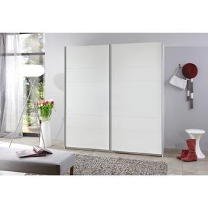 home24 Wimex Schwebetürenschrank Tyrawley I Alpinweiß 135x198x64 cm (BxHxT) 2-türig Spanplatte Modern