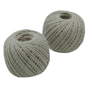 2 bolletjes bindtouw 75 meter Beige