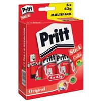 Pritt Lijmstift - Value Pack Original. 5 x 43 gram (blister 5 stuks)