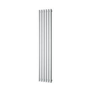 Plieger Trento designradiator verticaal met middenaansluiting 1800x350mm 814W wit structuur 7250020