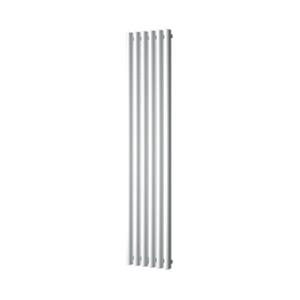 Plieger Trento designradiator verticaal met middenaansluiting 1800x350mm 814W zwart 7250032