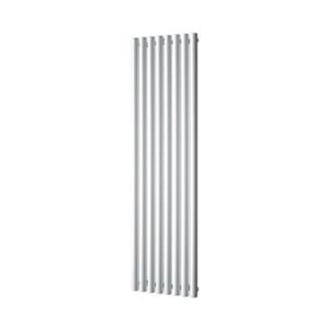 Plieger Trento designradiator verticaal met middenaansluiting 1800x470mm 1086W zwart 7250047
