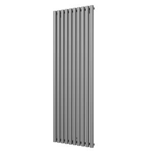 Plieger Trento designradiator verticaal met middenaansluiting 1800x590mm 1357W parelgrijs (pearl grey) 7250059