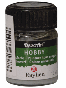 Rayher hobby materialen Hobby acrylverf lichtgrijs 15 ml Grijs