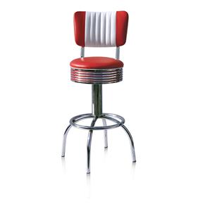 Retro Barkruk BS-30CB Rood